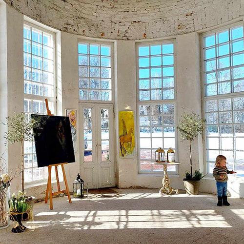 Oitbacka Manor - Art exhibition